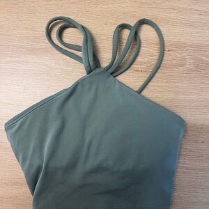Gilly Hicks Sage Green Halter Top
